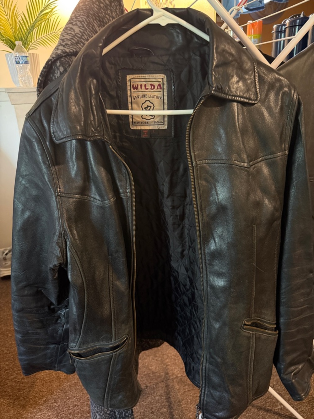 Wilda Black Genuine Leather Jacket